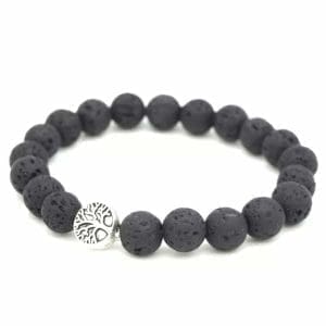 armband levensboom zwart