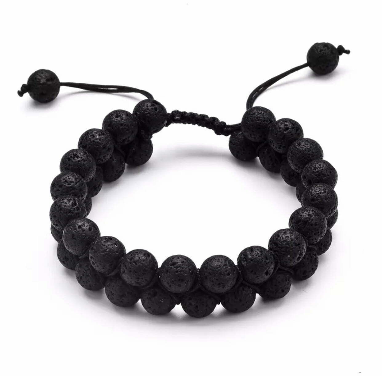 lava armband zwart