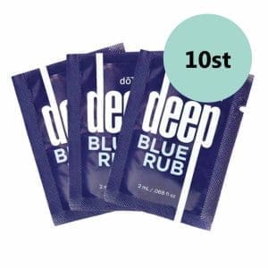 deep blue rub samples