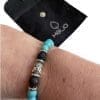 armband bali blauw