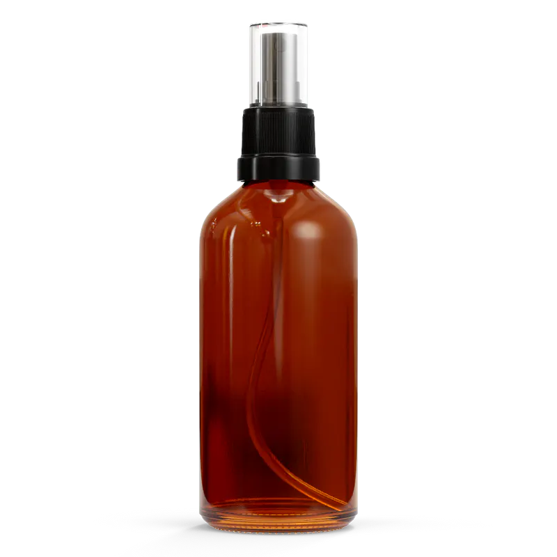 Bruin glazen flesje 100 ml
