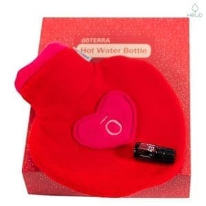 hot water bottle with holiday love