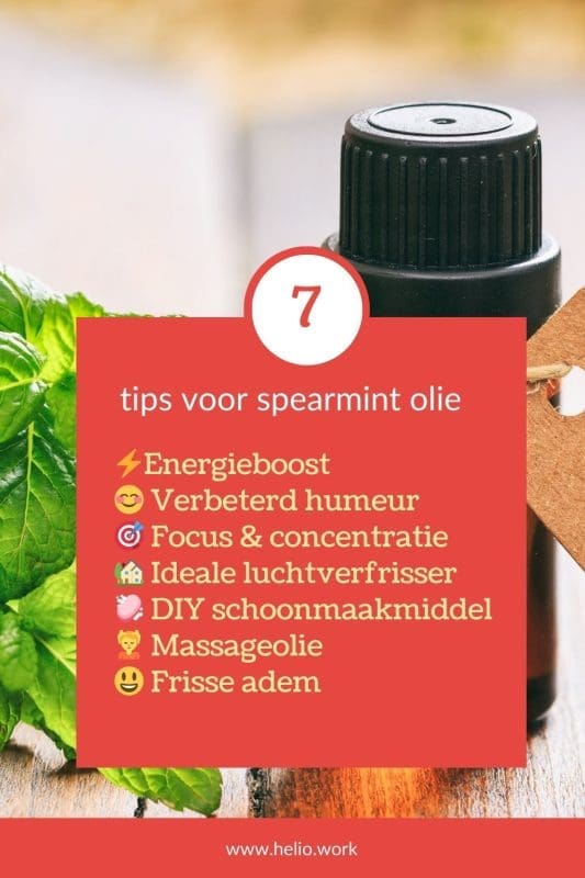 spearmint etherische olie
